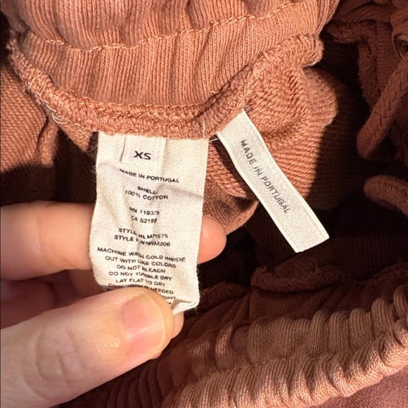 Helmut Lang Space Logo Cotton Shorts in Pink SZ XS VGUC - Picture 7 of 8